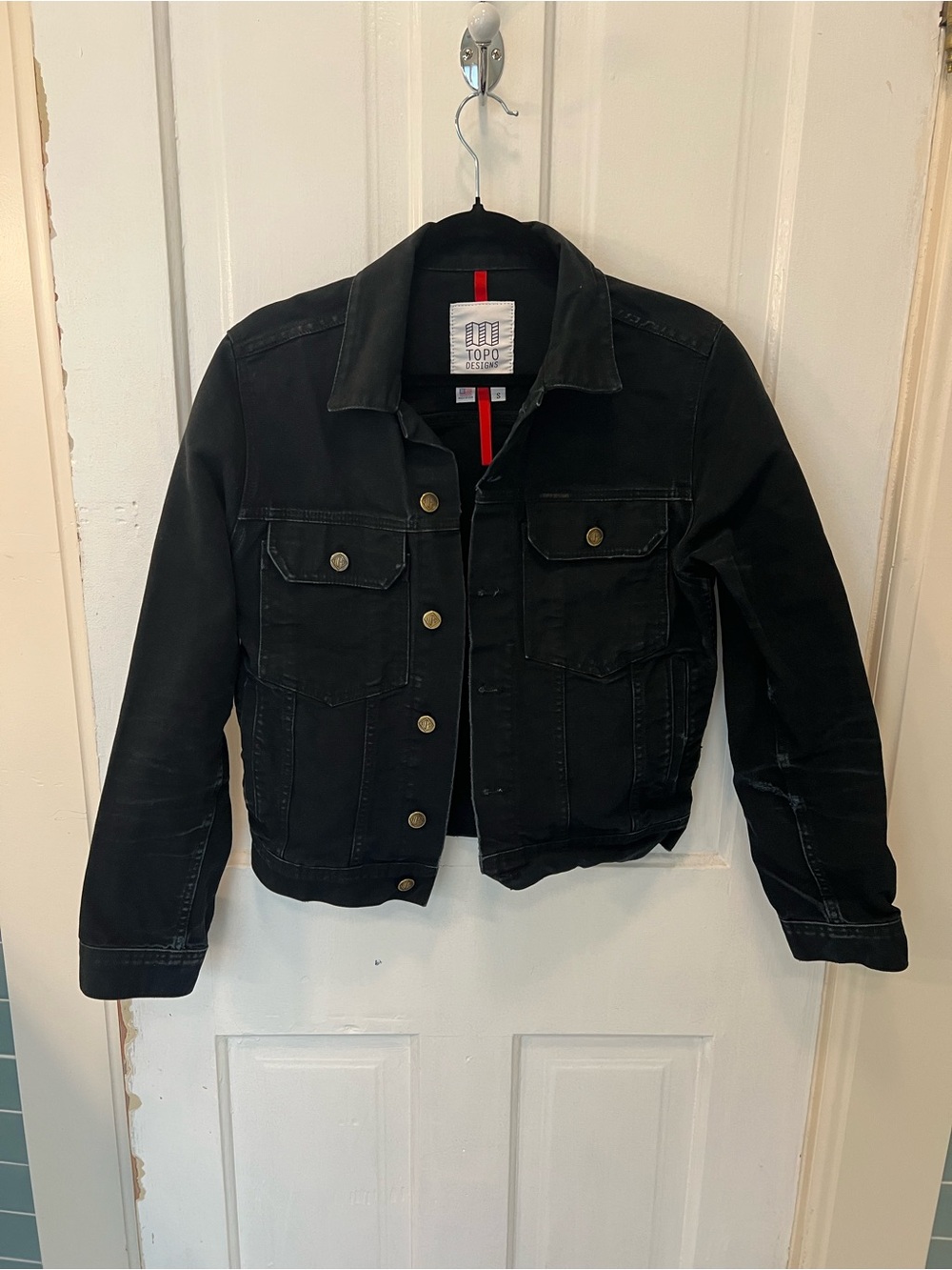Topo Designs Black Canvas Jean Jacket